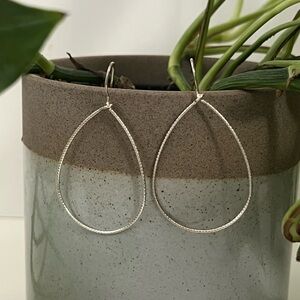Silpada Sterling Silver Slimline Oval Earrings, 925